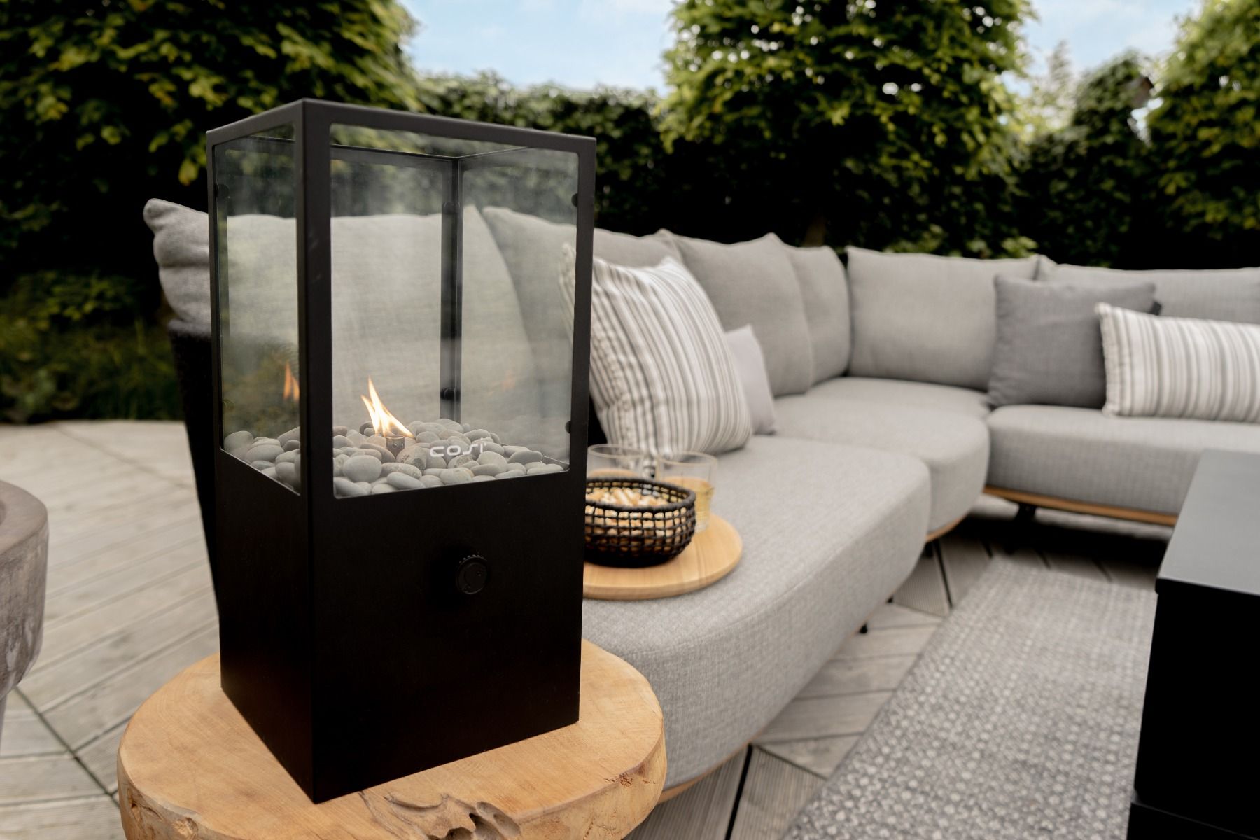 Cosiscoop Dome Gaslantaarn Zwart Cosiscoop Dome Gaslantaarn Zwart