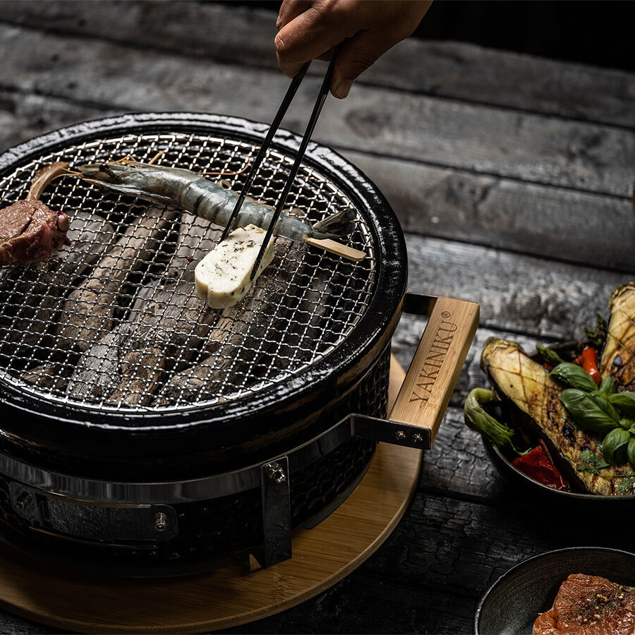 YAKINIKU tafelgrill Shichirin MEDIUM rond