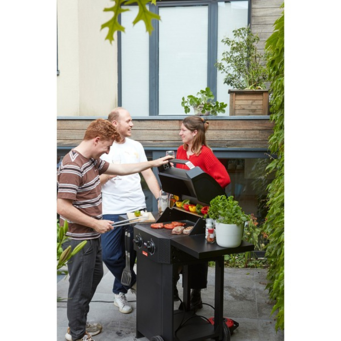 Barbecook E-Luca Elektrische Barbecue met Zijtafels Barbecook E-Luca Elektrische Barbecue met Zijtafels