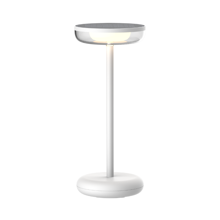 ZOLUNA Solar Tafellamp Bobbie Wit