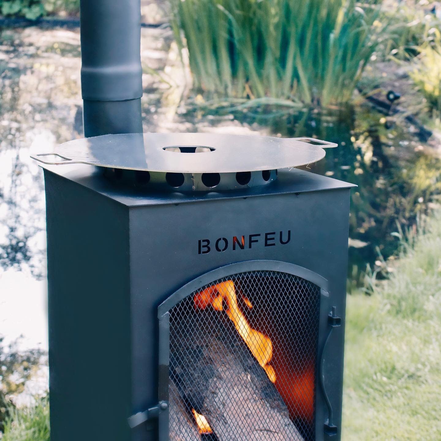 BonFeu BonCarré QLP Zwart Tuinhaard