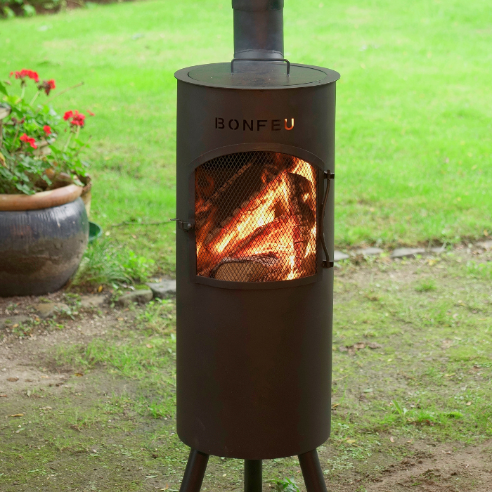 BonFeu BonGiano LP Zwart Tuinhaard