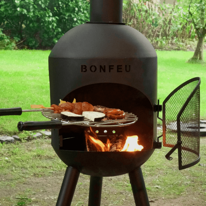 BonFeu BonSolo Zwart Tuinhaard