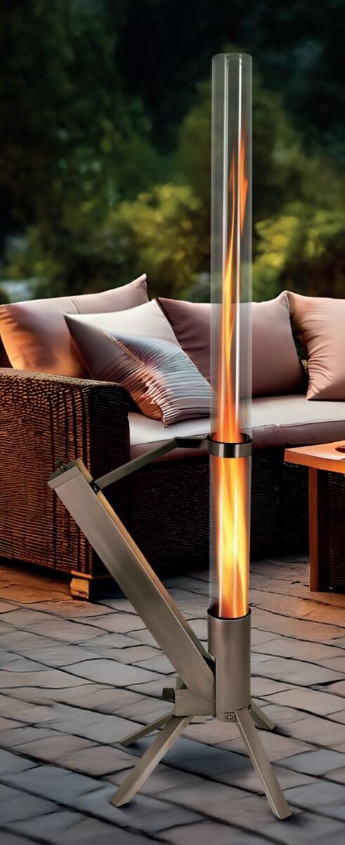 Green Flame Lounge Pellethaard RVS