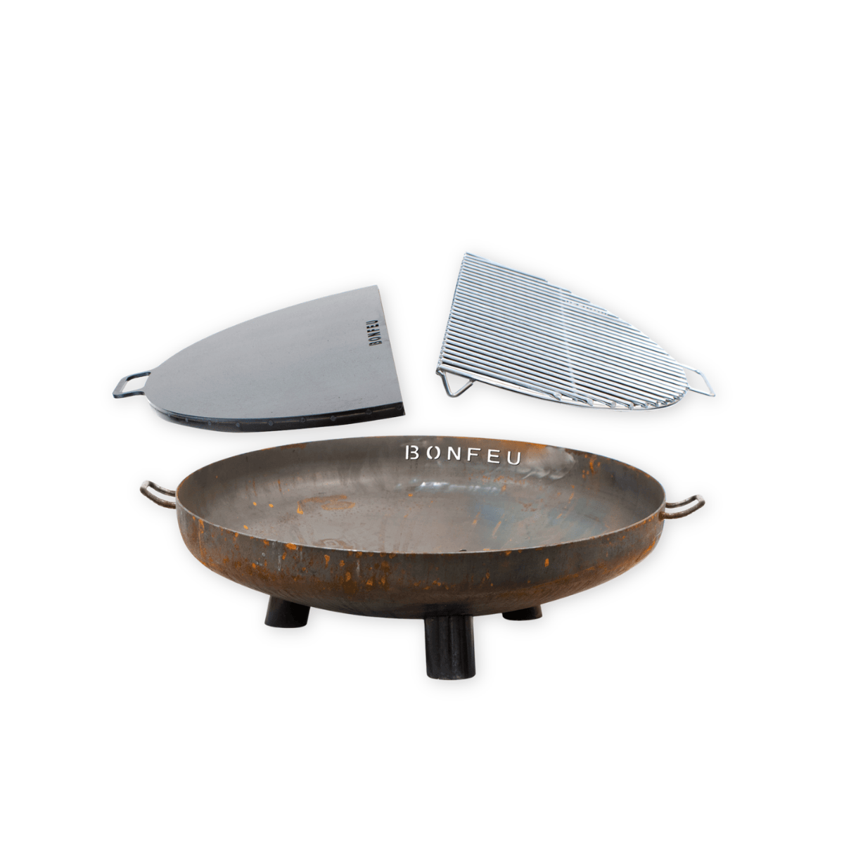 Pakketdeal BonFeu BonBowl Plus 60 + BonPlancha 1/2 60 + BonGrill 1/2 60