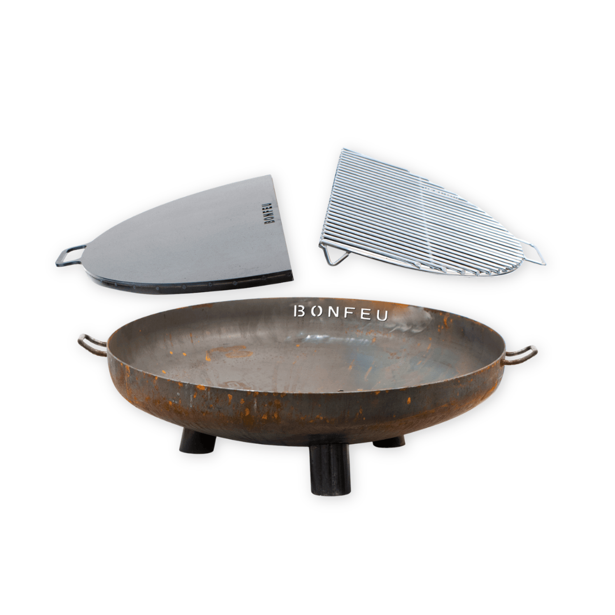 Pakketdeal BonFeu BonBowl Plus 80 + BonPlancha 1/2 80 + BonGrill 1/2 80