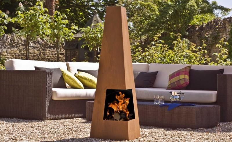 GardenMaxX Chacana Corten Tuinhaard