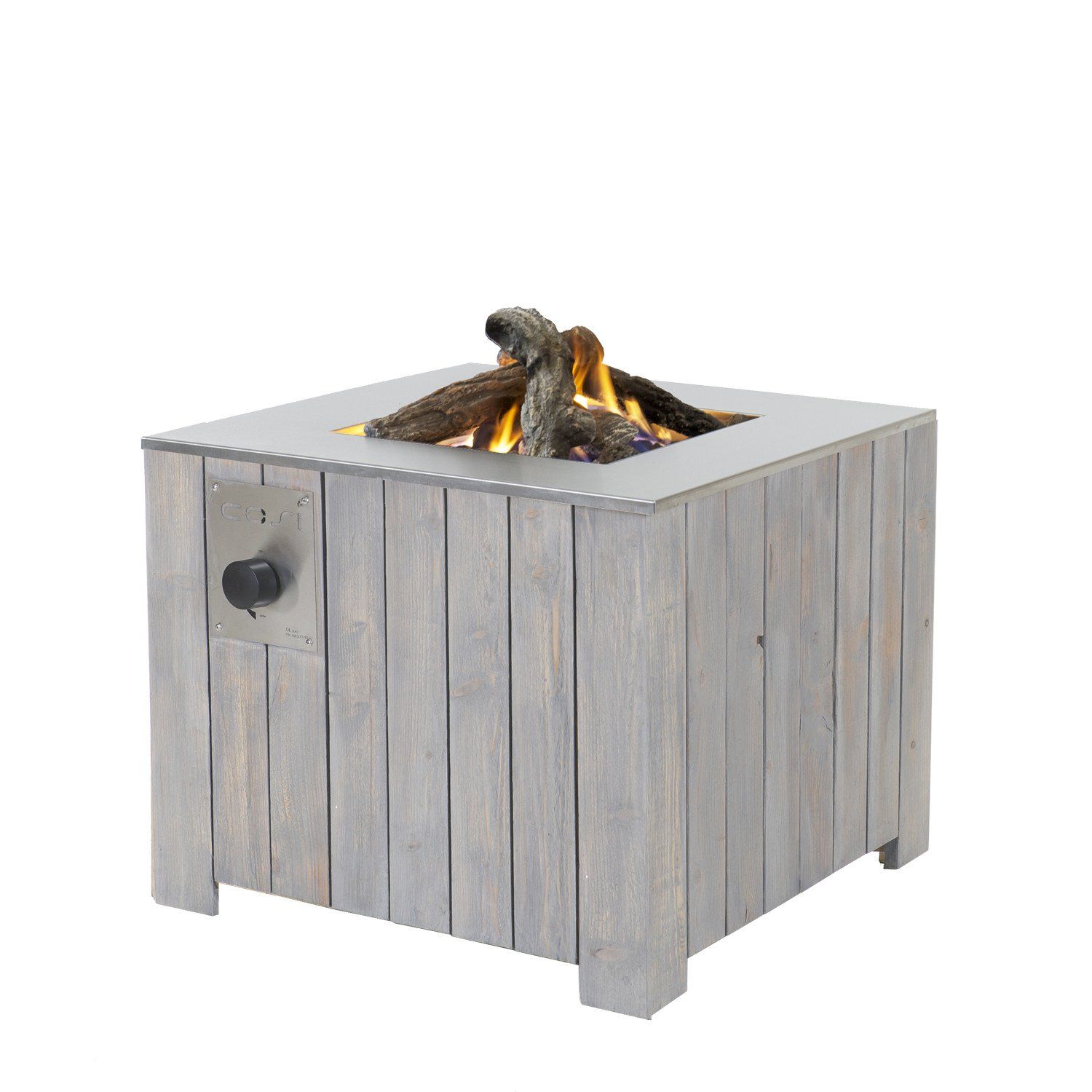 Cosi vuurtafel CosiCube Grey Wash | Terrashaardshop.be