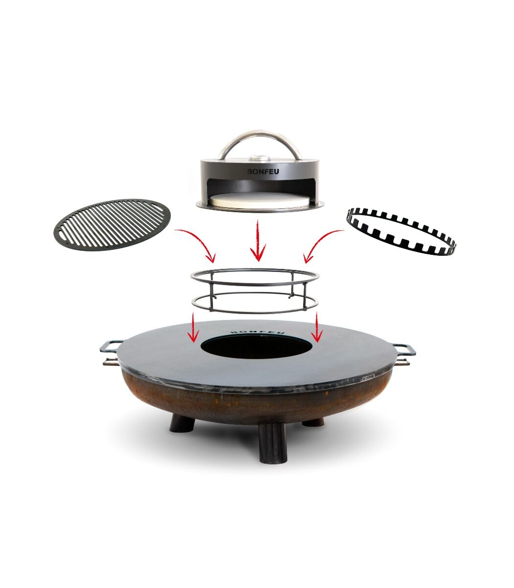 BonFeu Vuurschaal BonBowl Plus CortenStaal Ø80 cm