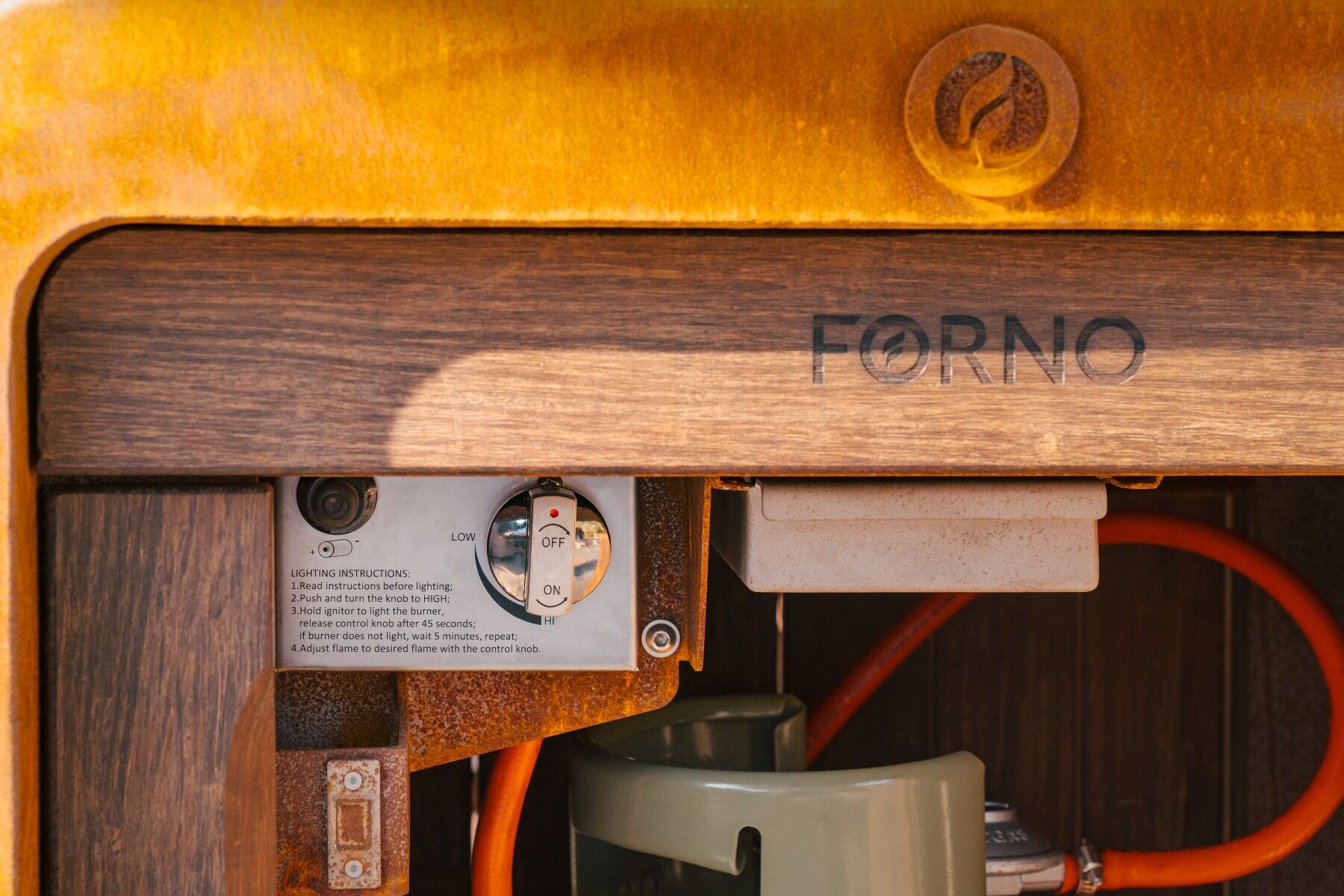 FORNO Gas Barbecue SEARE Halo Piezo Ø100 cm  FORNO Gas Barbecue SEARE Halo Piezo Ø100 cm