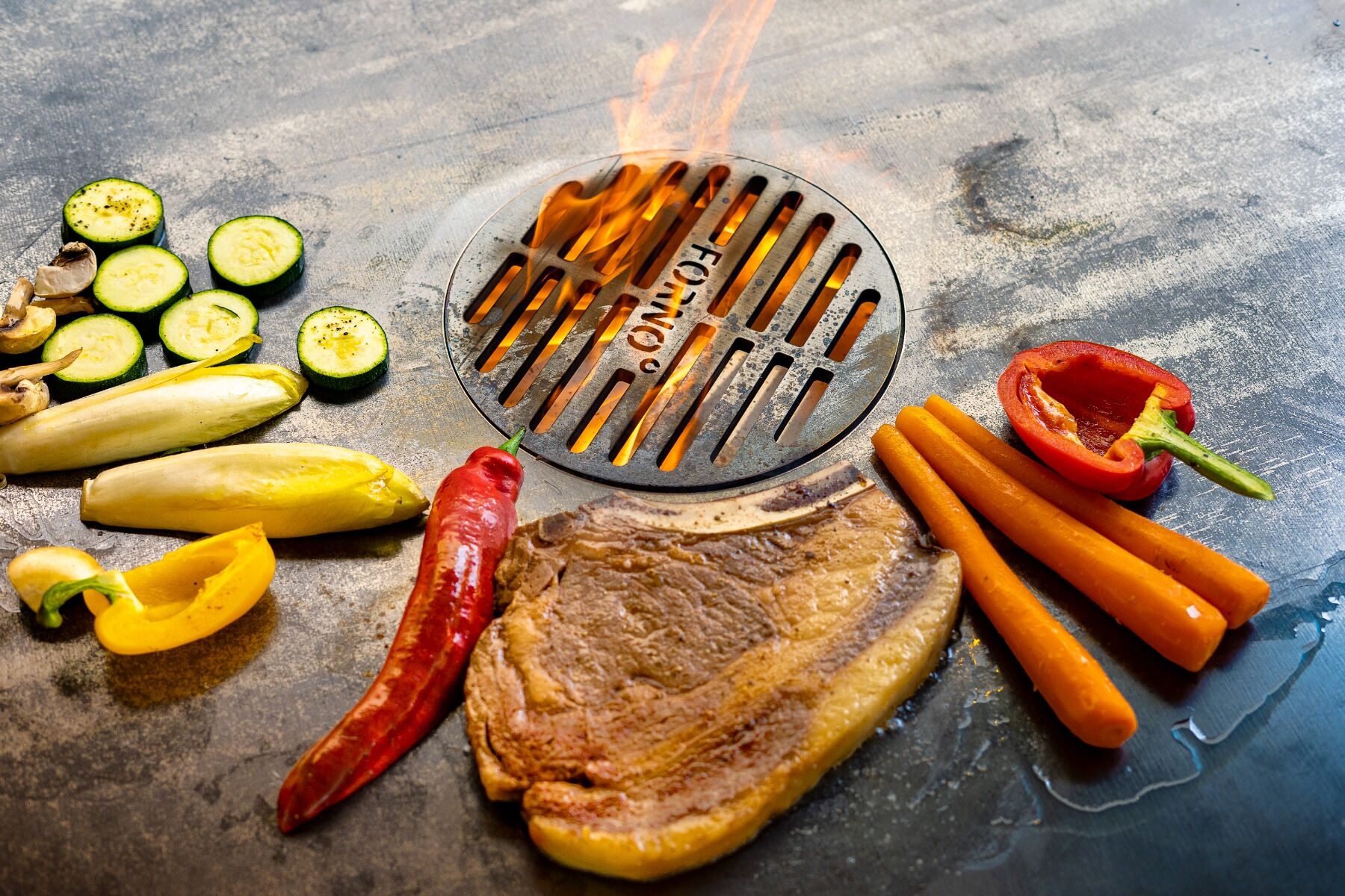 FORNO Gas Barbecue SEARE Halo Piezo Ø100 cm  FORNO Gas Barbecue SEARE Halo Piezo Ø100 cm