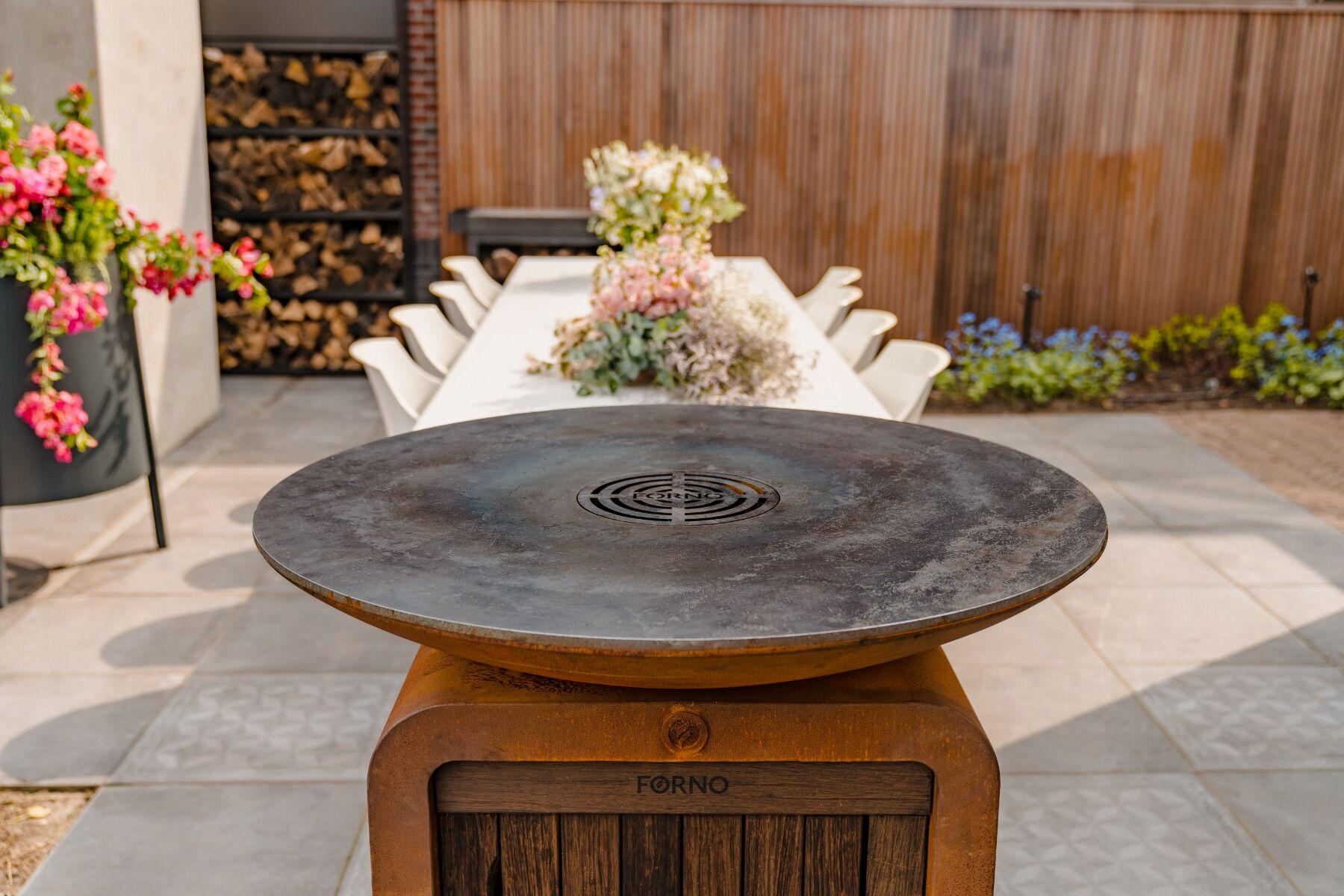 FORNO Gas Barbecue SEARE Halo Piezo Ø100 cm  FORNO Gas Barbecue SEARE Halo Piezo Ø100 cm