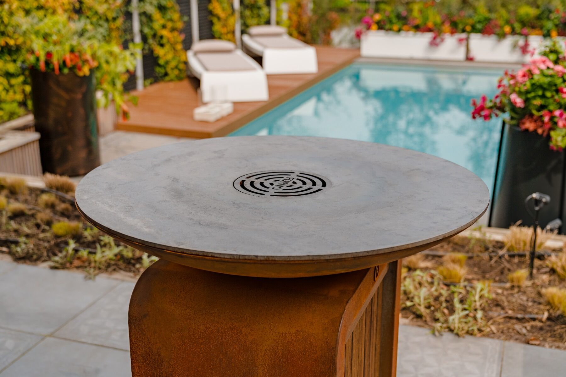 FORNO Gas Barbecue SEARE Halo Piezo Ø100 cm  FORNO Gas Barbecue SEARE Halo Piezo Ø100 cm