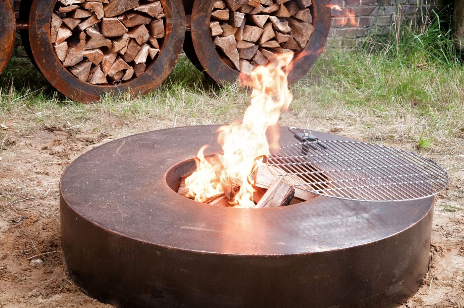 FORNO Vuurtafel CortenStaal Rond (Ø125)