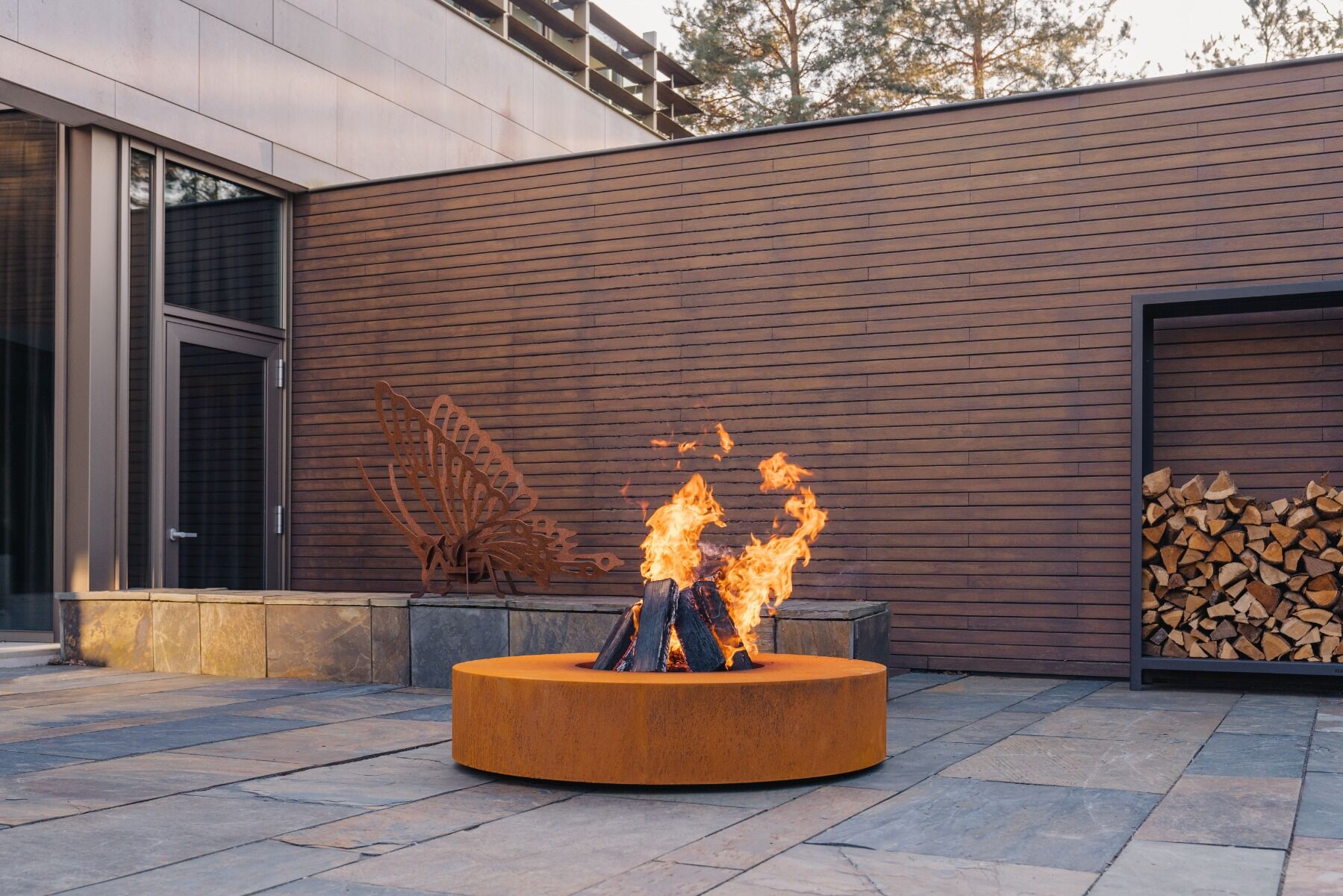 FORNO Vuurtafel CortenStaal Rond (Ø125)