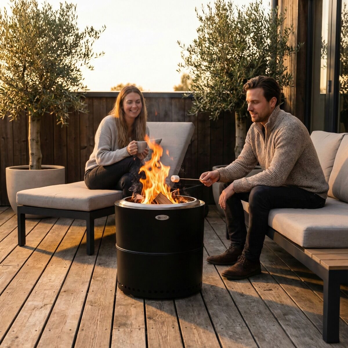 HEAT Rookvrije Vuurkorf Rokfri Large