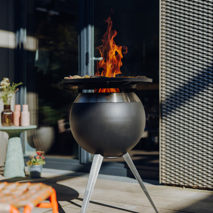 Höfats MOON 45 Rookvrije Vuurkorf met Plancha