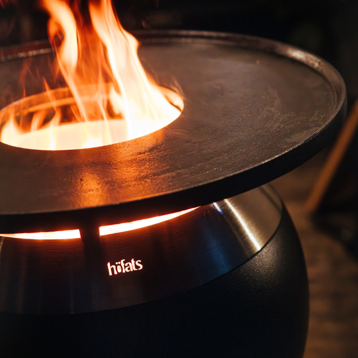 Höfats MOON 45 Rookvrije Vuurkorf met Plancha