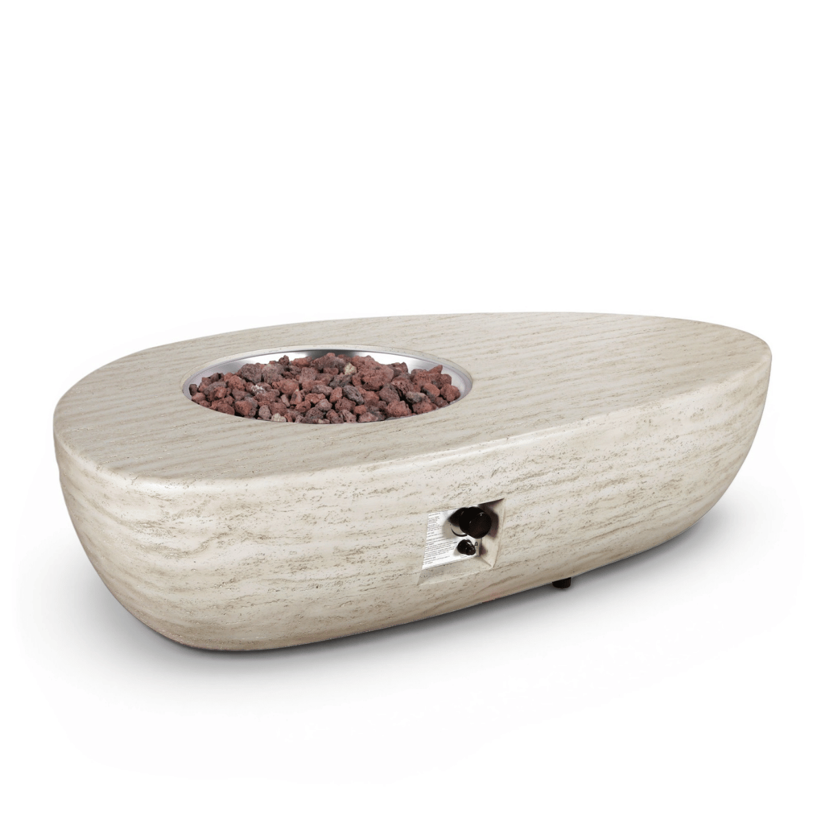 Happy Cocooning vuurtafel Estate Organic 150 travertin