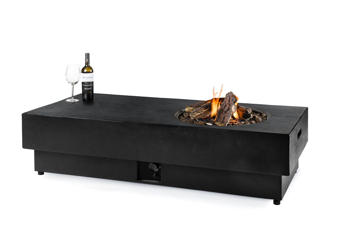 Happy Cocooning Vuurtafel Agni Zwart