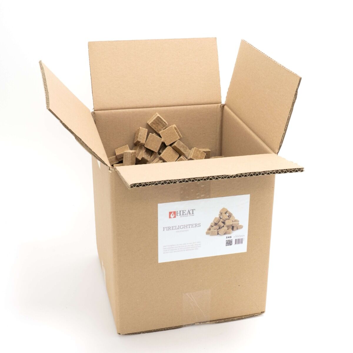 HEAT Outdoor Living Aanmaakblokjes 3 kg - 550 stuks HEAT Outdoor Living Aanmaakblokjes 3 kg - 550 stuks