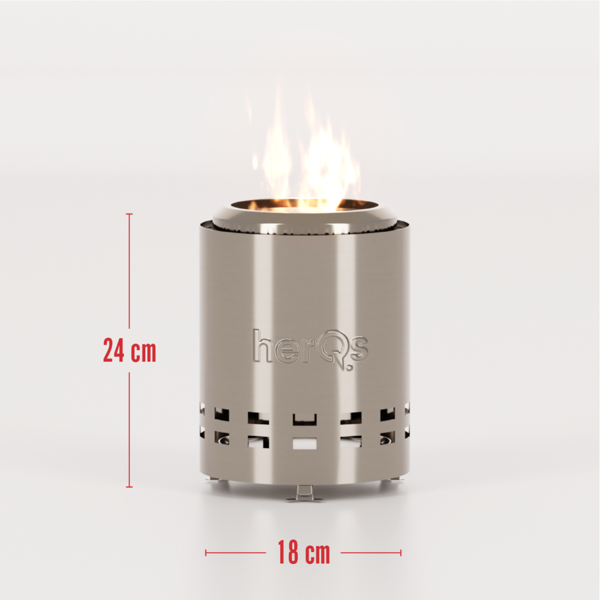 herQs Rookvrije Vuurkorf Mighty