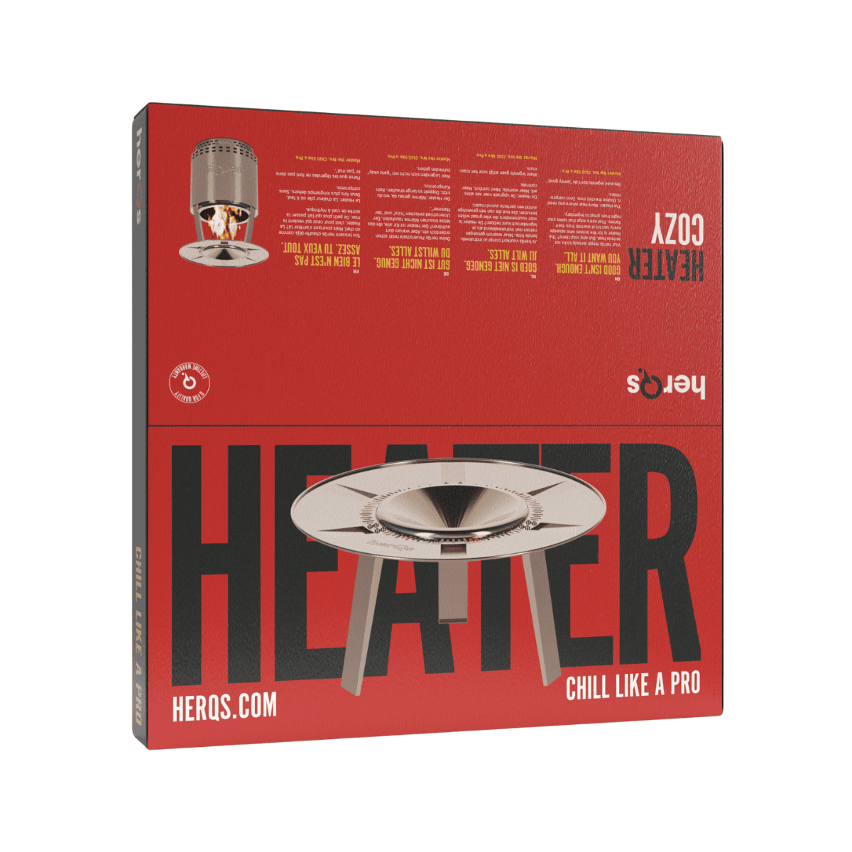 HerQs warmteverspreider voor vuurkorf Cozy