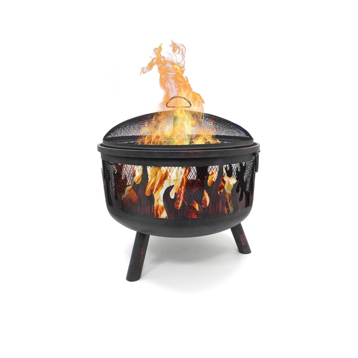 HEAT Vuurkorf Hornset met Grillrooster en Vonkenscherm HEAT Vuurkorf Hornset met Grillrooster en Vonkenscherm