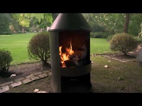 HEAT Larvik Tuinhaard Zwart
