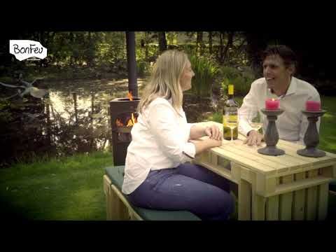 BonFeu BonCarré QLP Zwart Tuinhaard