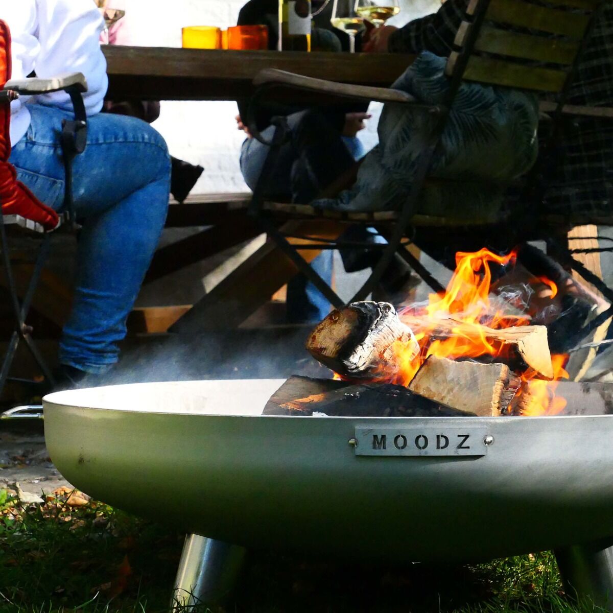 MOODZ Vuurschaal Feet & Handle RVS