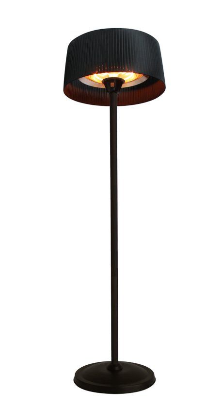 Vrouw Gesprekelijk betreden Sunred Artix Heater Standing 2100w zwart | Terrashaardshop.be