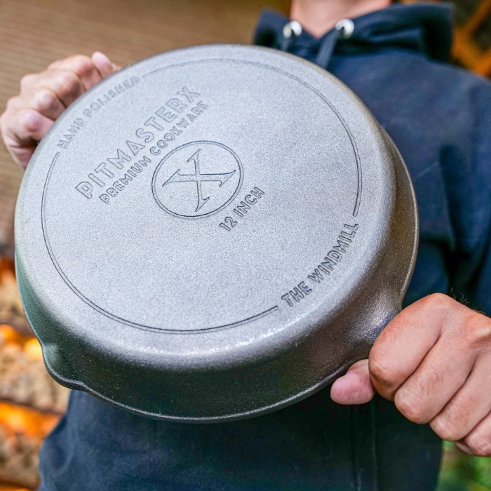 The Windmill PitmasterX 12 Inch Skillet