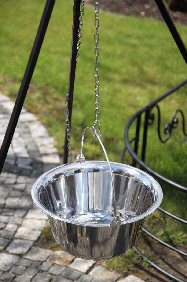 CookKing Driepoot 180 cm met RVS Kookpot 14 L