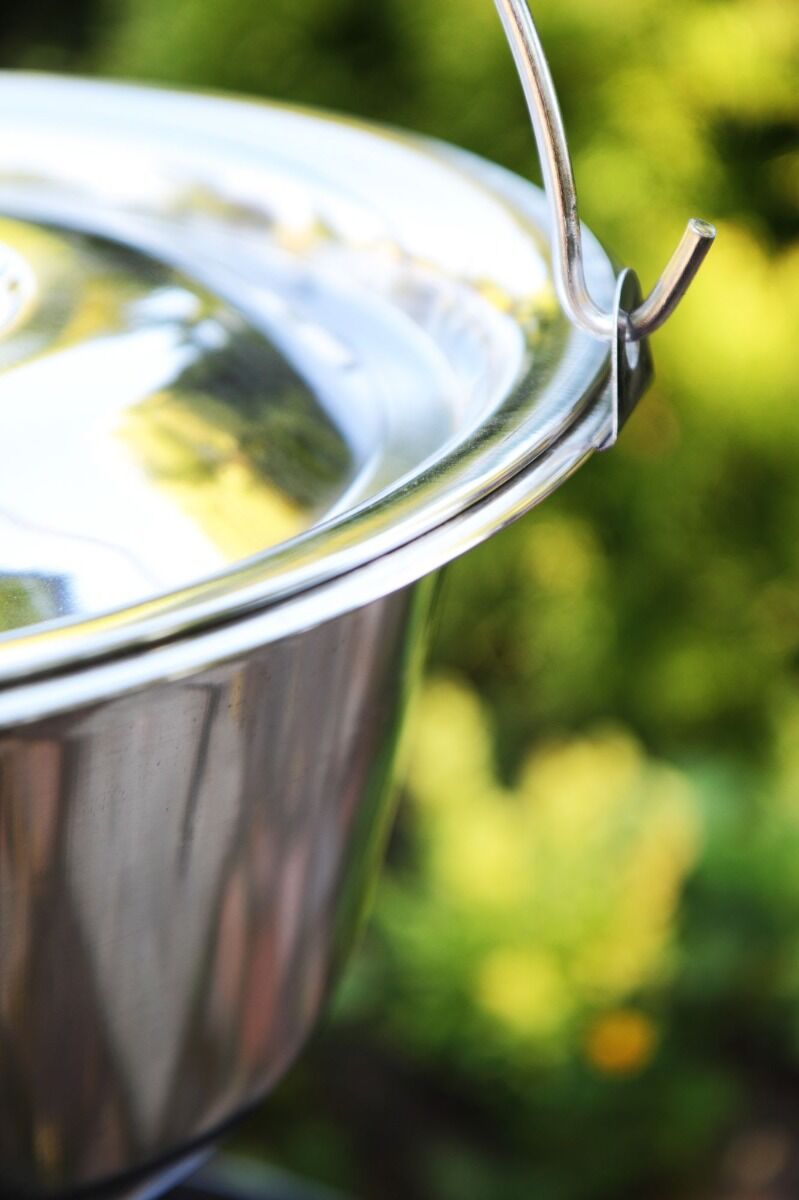 CookKing Driepoot 180 cm met RVS Kookpot 14 L