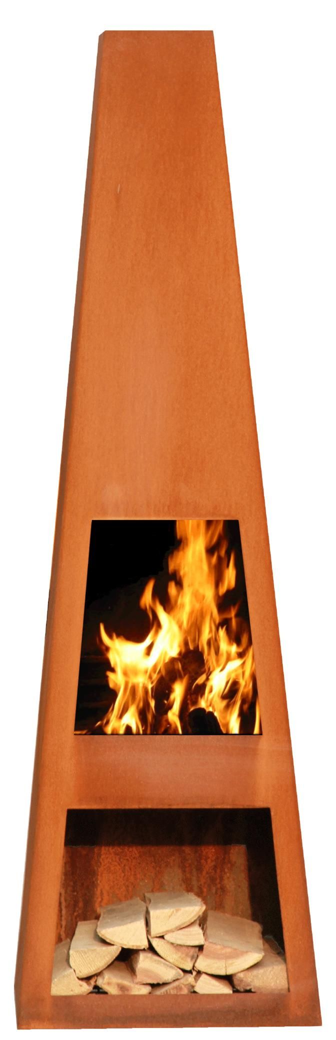 GardenMaxX Vilos XL Corten Terrashaard