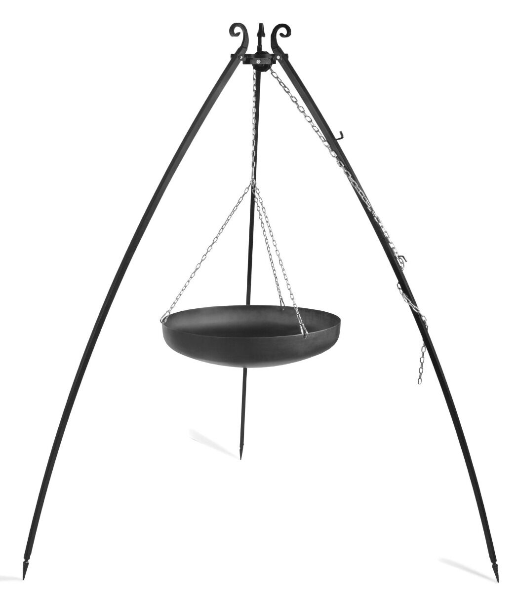 CookKing Driepoot 200 cm met Wok 60 cm