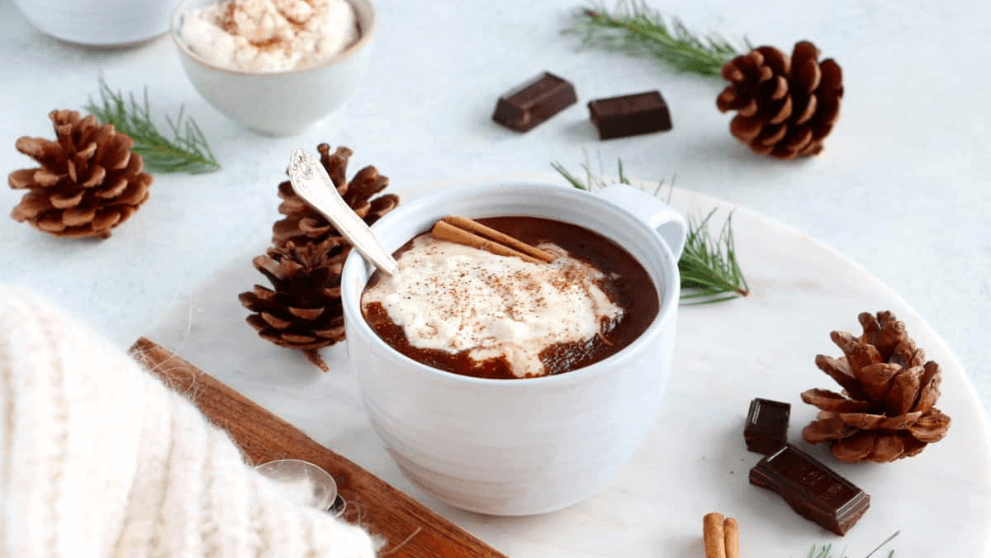 Warme chocomel & marshmallows