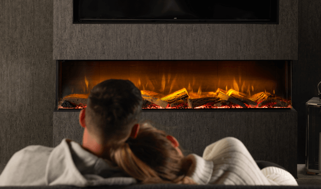 samen bij de elektrische sfeerhaard, dimplex vivente revillusion, Dimplex, Livin'flame, BonFeu, inzethaarden, inbouwhaarden, hangende haarden